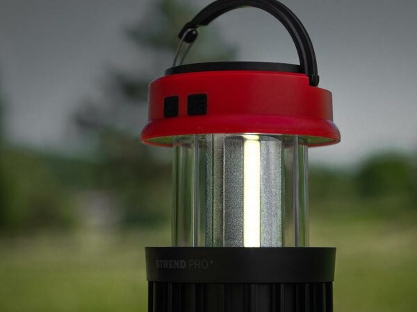 Lampa Strend Pro proti hmyzu a komarom kempingova solarna USB cervena 15x860 cm 9