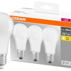 Žiarovka OSRAM® BASIC LED FR 100 (ean 9412) non-dim 13W/827 E27 2700K MULTIPACK