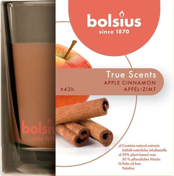 Sviečka Bolsius Jar True Scents 95/95 mm