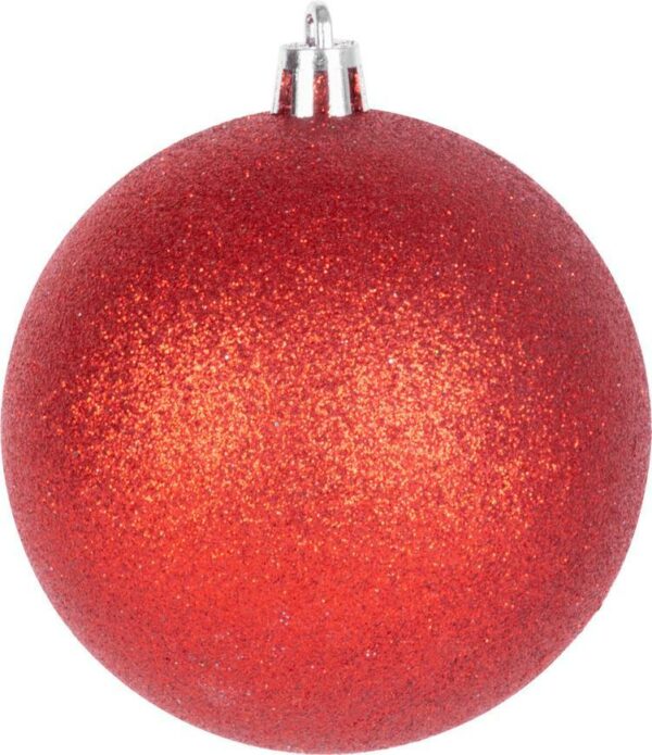 Gule MagicHome Vianoce 14 ks cerveno biele s dekoraciou na vianocny stromcek 8 cm Sellbox 24 tub 13