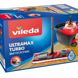 Súprava upratovacia Vileda Ultramax TURBO Microfibre 2v1 mop na podlahy + vedro
