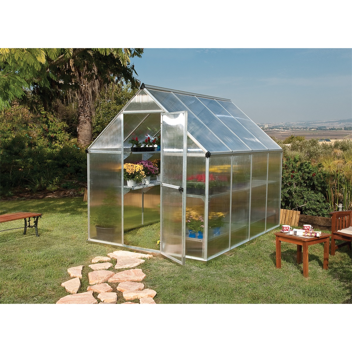 Palram - Canopia Multiline 6x8 Palram - Canopia Multiline 6x8