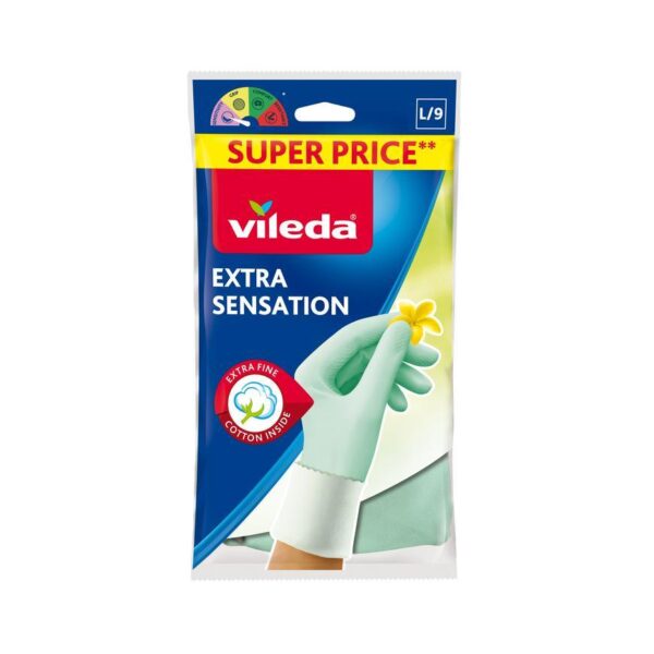 Rukavice Vileda Extra Sensation