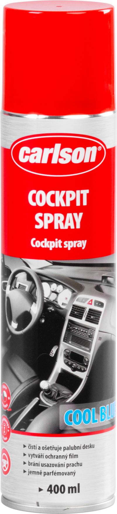 Čistič-palubnej-dosky-carlson-aerosól-cool-blue-na-auto-400-ml Cistic palubnej dosky carlson aerosol cool blue na auto 400 ml