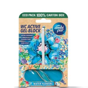 Ambipur WC Active gel-blok vodné kvety 45g