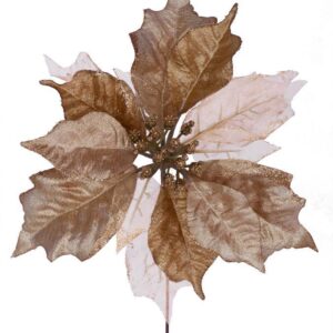 Kvet MagicHome Vianoce Poinsettia Glitedgeer.Copper