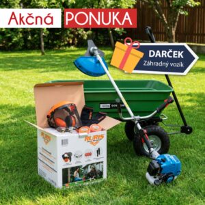 set krovinorez gfs 523e zahradny vozik ggw 250 suprava pomocok ku krovinorezu