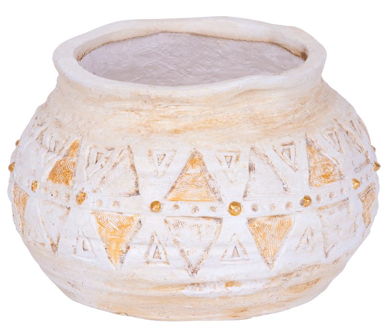 Dekorácia-MagicHome-Kvetináč-s-mozaikou-svetlý-hnedý-keramika-36x36x23-cm Dekoracia MagicHome Kvetinac s mozaikou svetly hnedy keramika 36x36x23 cm