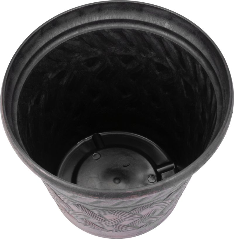 Kvetináč-Strend-Pro-29x23-cm-tmavý-hnedý-vzor-ratan-2 Kvetinac Strend Pro 29x23 cm tmavy hnedy vzor ratan 2