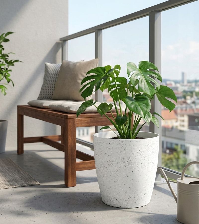 Kvetináč-Strend-Pro-Stone-35x35-cm-biely-efekt-kameňa-1 Kvetinac Strend Pro Stone 35x35 cm biely efekt kamena 1